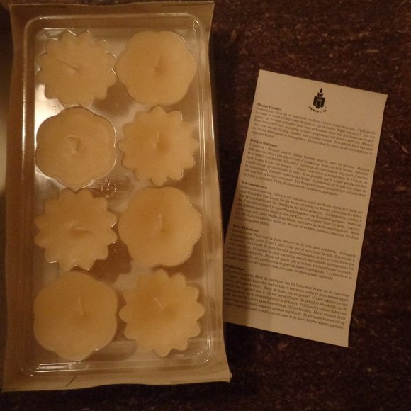 PartyLite Dining Partylite Vanilla Floating Candles Set Of 8 Nib